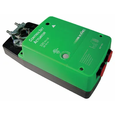 KMC CONTROLS Actuator: Dampers/Valves, Proportional, Spring Return, 320 in-lb, 24V AC/DC - Fail-Safe Actuators with Spring Return