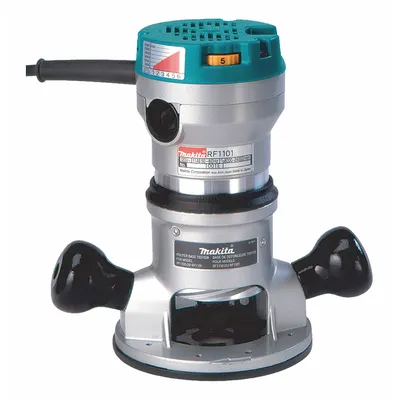 MAKITA Router: Mid-Size, Plunge Base, 2.25 hp, Variable Speed, 24,000 RPM - Mid-Size Corded Routers