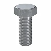 Hex Head Cap Screw: Steel, Class 8.8, Zinc Plated, M16, Metric, 40 mm lg, Fully Threaded, 25 PK (MPN HF18160400-025P1)