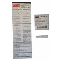 Warning label for hoists providing safety instructions and operational warnings. Applied directly to hoist equipment to inform operators of load limits, hazards, and proper use procedures.