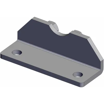 SMC Mounting Bracket: Flange/Foot Mount Type, Fits 25 mm Bore Dia, Stainless Steel - Foot Mounting Brackets
