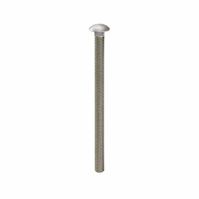 USA INDUSTRIALS Carriage Bolt: Square Neck, 3/8"-16 Thread Size, 6 in lg, Stainless Steel - 316 Stainless Steel Square Neck Carriage Bolts