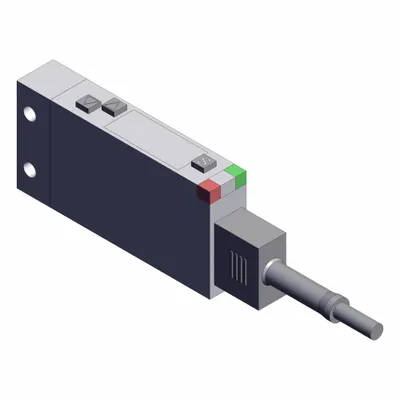 SMC Pressure Switch: 5 mm Port Size, 2 PNP Outputs Open Collector, 12 to 24V DC - Compact Vacuum Pressure Switches