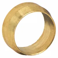 PARKER Compression Fitting Sleeve: 1/2 in OD Fitting Size, Compression, Brass, 10 PK (MPN 60PB-8)