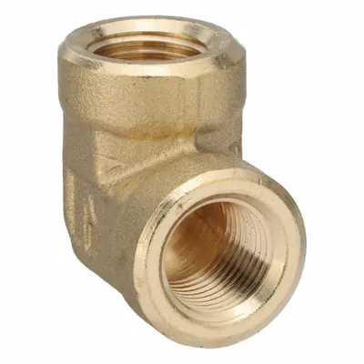 PARKER Metal Pipe Elbow: 90° Elbow, 1/8 in x 1/8 in - Threaded High-Pressure Pipe Fittings