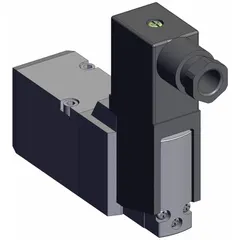Solenoid Air Control Valve: Three-Way / Two-Position, Single Solenoid, Female BSPT, Female BSPT (MPN VP344-5DZ1-A). Key specifications — attr1327648: VP344-5DZ1-A; attr1327709: 24V DC; attr1327696: Solenoid Air Control Valve; attr1327707: Normally Closed.