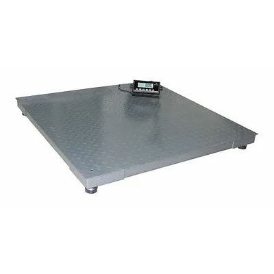 MEASURETEK Floor Scale: 5,000 lb Wt Capacity - Imperial, 0.5 kg/1 lb Readability, Floor Scale - Floor Scales