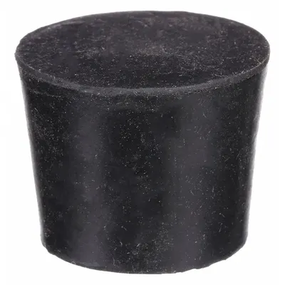 OEM Stopper: SBR Rubber, 7 Stopper Size, 30 mm Bottom Dia, 37 mm Top Dia, 25 mm Overall Ht - Rubber Stoppers