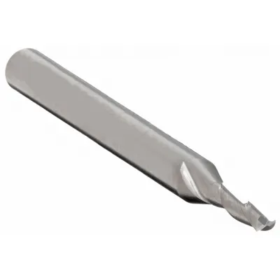 CLEVELAND Square End Mill: Carbide, 2 Flute, 7/64" Mill Dia, 3/8" LOC, 1-1/2" OAL (MPN C61008) - Carbide Square End Mills for Aluminum