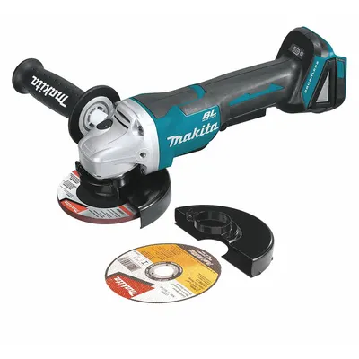 MAKITA Angle Grinder: 5 in_4 1/2 in Wheel Dia, Brushless Motor, 18V DC, Std Head - Makita Cordless Angle Grinders