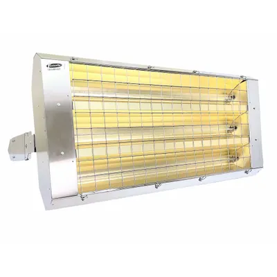 FOSTORIA Infrared Quartz Electric Heater: 10950 W Watt Output, 480V AC, 1/3 Phase - Indoor/Outdoor Suspended Infrared Radiant Electric Ceiling Heaters