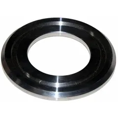 Valve seat for diaphragm pumps, providing a sealing surface to control flow and prevent leakage. Made of aluminum for corrosion resistance. Suitable for general fluid handling applications.