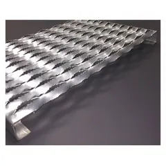 APPROVED VENDOR Ladder Tread Channel, Serrated, Steel, 3281514-12