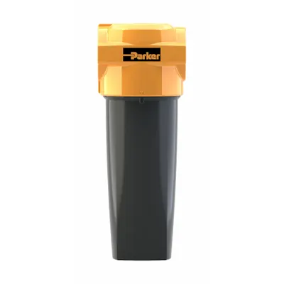 Parker Compressed Air Filter: 1 micron, 1 1/2 in NPT, 339 cfm - Coalescing Filter for Oil Removal