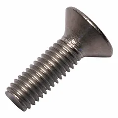 M5x0.80 thread, 16 mm length, Grade 2 titanium flat head machine screw with plain finish and #2 Phillips drive. Suitable for general industrial fastening applications where corrosion resistance and light weight are required.