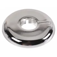DEARBORN BRASS Split Flange: Plastic, Chrome-Plated, 2 in Fits Pipe Size, Threaded (MPN 5356P)