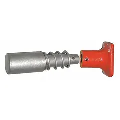 Replacement pull knob for Dayton hoists. Compatible with models 4WYR6, 4WYR7, 4WYR8, 4WYR9, 4WYT1, 4WYT2, and 4WYT3. Used to engage or disengage hoist functions in industrial lifting applications.
