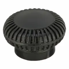 This knurled knob features a plastic body with a steel threaded insert, #10-32 thread size, and 0.75 in diameter. It is used for manual adjustment and clamping in industrial machinery, jigs, and fixtures, providing a comfortable grip for frequent repositioning.