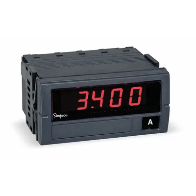 SIMPSON ELECTRIC Digital Panel Meter: 9,999 Display Span - Max, 120 V AC - Multi-Function Digital Panel Meters