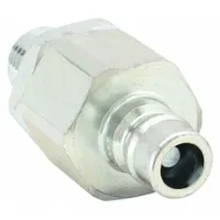 SNAP-TITE Hydraulic Quick Connect Hose Coupling: 1/4 in, Steel, 14.38 lpm Max. Flow Rate, MNPT (MPN VHN4-4MV)