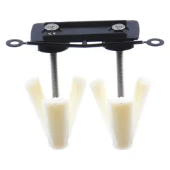 Plastic winged anchor for drywall, 3 in overall length with #8-32 thread size. Includes screws. Suitable for mounting fixtures such as shelves or cabinets where a secure hold behind the wall surface is required.
