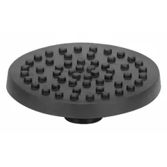 This GENIE platform attachment features a 3-inch rubber-covered surface for non-slip mixing of tubes and small containers. Made of plastic and rubber, it is designed for use with compatible vortex mixers and shakers in laboratory settings.