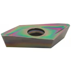 This parallelogram indexable milling insert is designed for general-purpose face and shoulder milling on steel and cast iron. Its positive rake geometry and DL1000 grade provide efficient chip evacuation and good wear resistance in medium-duty machining operations.