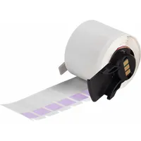 Wraparound Label: 1 1/2 in x 1/2 in, 1/2 in, Vinyl, Purple (Matte), For 10 AWG to 4 AWG Wire Gauge (MPN M6-29-427-PL)