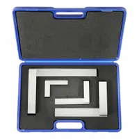 WESTWARD Precision Steel Square: 90° Angle, 12 x 8 in/4 x 3 in/6 x 4 in/9 x 6 in Outside Dimensions