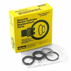 This seal kit is designed for hydraulic cylinders with an 18 mm rod diameter. It includes a Nitrile O-Ring 2-216 90D. Used to replace worn seals, it helps prevent fluid leakage and contamination ingress in hydraulic systems.