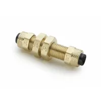 PARKER Compression Fitting Union: 3/8 in OD x 3/8 in OD Fitting Size, Compression x Compression (MPN 62PBH-6)