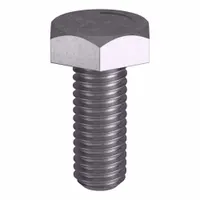 Heavy Hex Bolt: Stainless Steel, Grade B8, Plain, 3/8"-16 Thread Size, 1 in lg, 10 PK (MPN ZBOLT-5045)