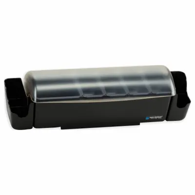 SAN JAMAR Condiment Center: 4 qt Capacity, 5 Compartments, 8 1/2 in Overall Ht - Condiment Bars