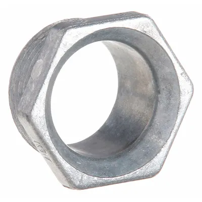 RACO Threaded Chase Nipple: 3/4 in Trade Size, Zinc, 23/32 in Overall Lg, Chase Nipple - Threaded Chase Nipples