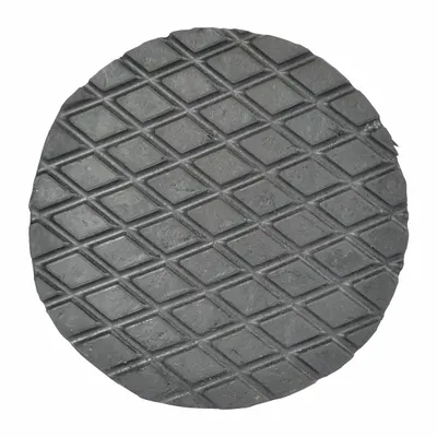 Dayton Anti-Skid Pad for Machine Rollers, Black Rubber, MH5ERK102G - Machine Roller Replacement Parts