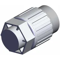 Compression plug made of PFA for sealing the end of tubing systems. Part of the LQ3 series, it provides a reliable seal in fluid handling applications requiring chemical resistance and purity. Complies with RoHS_6 and RoHS_10 standards