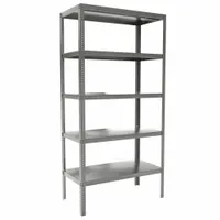 DURHAM MFG Metal Shelving: Standalone, Extra-Heavy-Duty, 48 in x 24 in, 96 in Overall Ht, 5 Shelves (MPN HDS-244896-95)