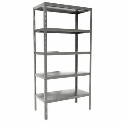 DURHAM MFG Metal Shelving: Standalone, Extra-Heavy-Duty, 48 in x 24 in, 96 in Overall Ht - Extra-Heavy-Duty Bolted Standalone Open Metal Shelving
