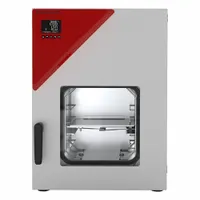BINDER Laboratory Oven: Vacuum, 0.85 cu ft Capacity, 220°C Max Temp, 0.9 kW Watt, 0.85 cu ft Volume (MPN 9630-0005)
