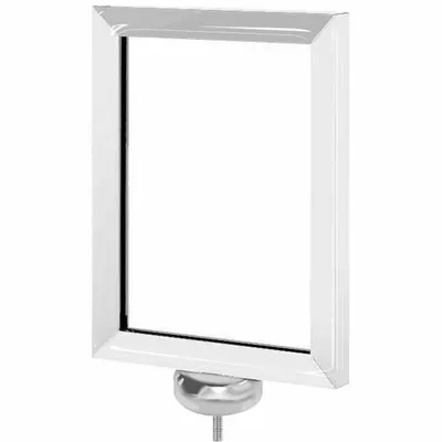 VISIONTRON Sign Frame: Silver - Sign Frames for Post Tops