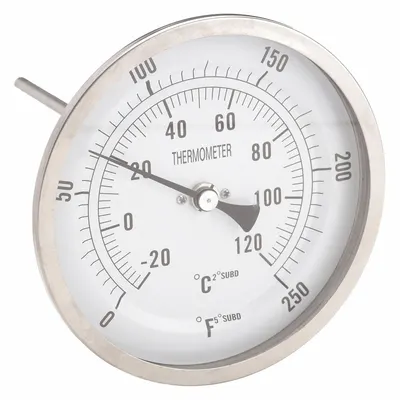 OEM Approved Vendor Back-Mount Fixed-Angle Thread-Mount Dial Thermometer - Back-Mount Fixed-Angle Thread-Mount Dial Thermometers