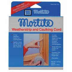 This weatherstrip tubing seals gaps around doors to block drafts, moisture, and dust. It features a vinyl insert for flexibility and measures 45 ft in length, 1/8 in width, and 45 in height. Suitable for residential and commercial door perimeters.