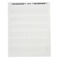 Wraparound Label: 1 1/2 in x 1/2 in, Polyester, White (Matte), For 10 AWG to 4 AWG Wire Gauge (MPN LAT-22-361-5)