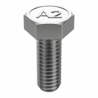 Hex Head Cap Screw: Stainless Steel, A2, NL-19, M8-1.25, Coarse, 20 mm lg, Globally Sourced, 25 PK (MPN FBMHEXB812520P25)