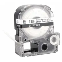 Sleeve Label: 1/2 in x 1/2 in, Polyolefin, White (Matte), For 2 AWG to 8 AWG Wire Gauge (MPN 48GE93)