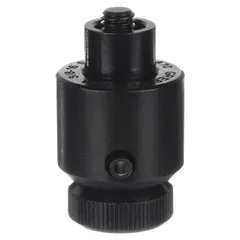 Steel setting tool with plain finish and female threading for installing 3/8 in caulk-in anchors. Used in concrete and masonry to expand the anchor during installation for a secure hold.