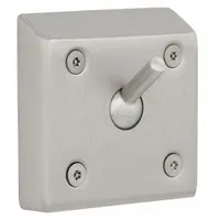 BRADLEY Bathroom Security Hook: 1 Hooks, Stainless Steel, Satin, 20 lb Release Point, 1 (MPN SA36-000000-GR)