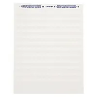 Wraparound Label: 1 in x 1 in, Polyester, White (Matte), For 16 AWG to 8 AWG Wire Gauge (MPN LAT-17-361-2.5)