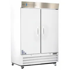 This controlled room temperature cabinet maintains a stable 20°C to 25°C environment for storing temperature-sensitive materials such as pharmaceuticals, reagents, and lab samples. It operates on 115 V and includes eight adjustable shelves. The right-hinge door provides convenient access. Overall dimensions: 4 1/2 ft wide by 34 3/4 in deep.
