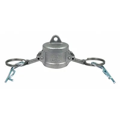 OEM Dust Cap: 3/4 in Coupling Size, 250 psi Max. Working Pressure @ 70 F - Type DC Stainless Steel Cam & Groove Dust Caps